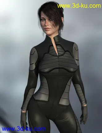 3D打印模型X-Fashion Sci Bodysuit 7 for Genesis 8 Female(s)的图片