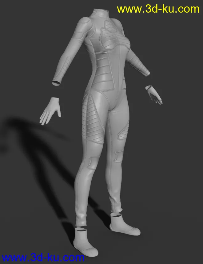 X-Fashion Sci Bodysuit 7 for Genesis 8 Female(s)模型的图片5