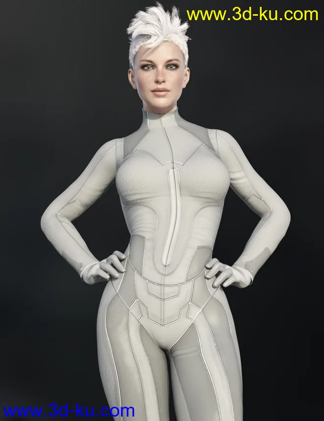 X-Fashion Sci Bodysuit 8 for Genesis 8 Female(s)模型的图片1
