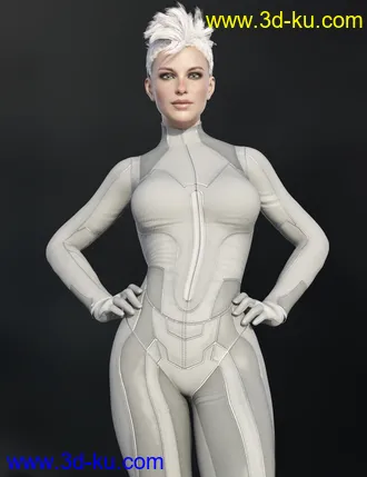 3D打印模型X-Fashion Sci Bodysuit 8 for Genesis 8 Female(s)的图片