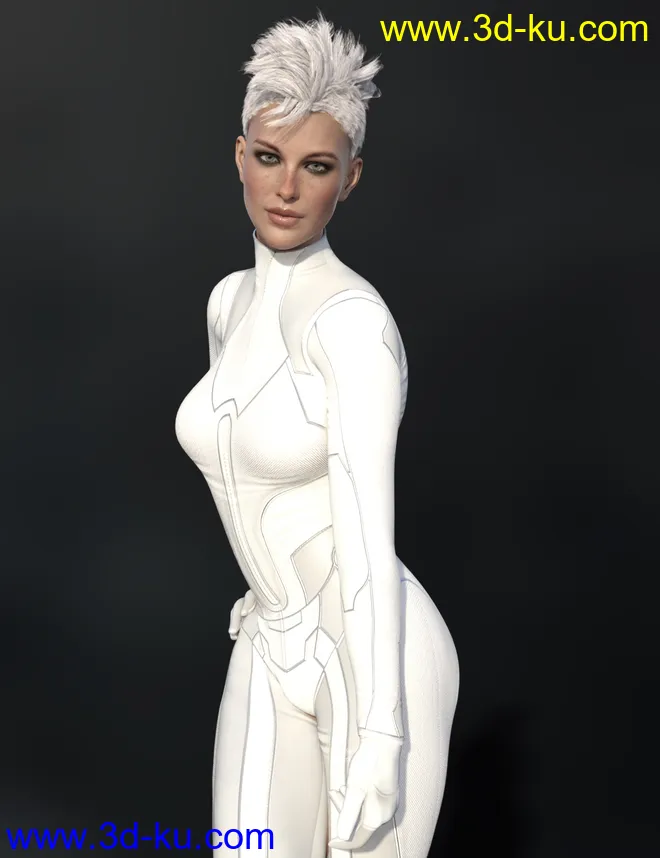 X-Fashion Sci Bodysuit 8 for Genesis 8 Female(s)模型的图片3