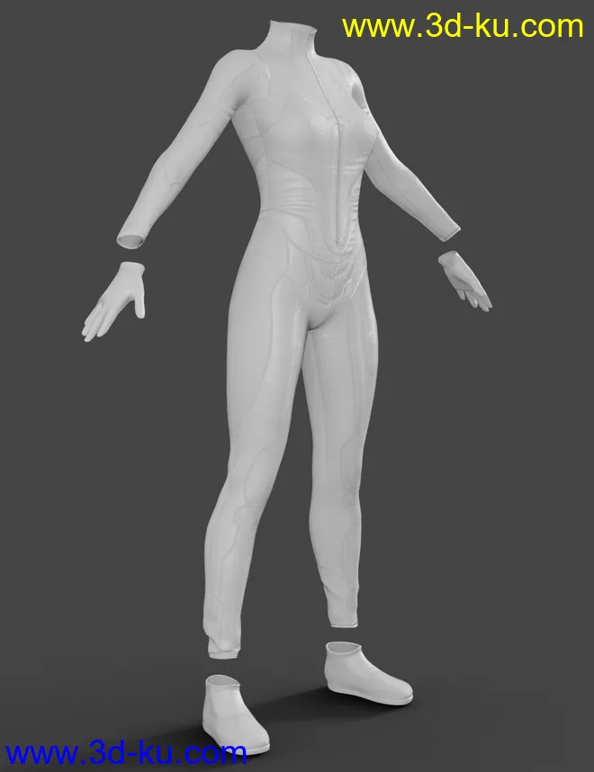 X-Fashion Sci Bodysuit 8 for Genesis 8 Female(s)模型的图片5