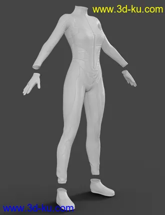 3D打印模型X-Fashion Sci Bodysuit 8 for Genesis 8 Female(s)的图片