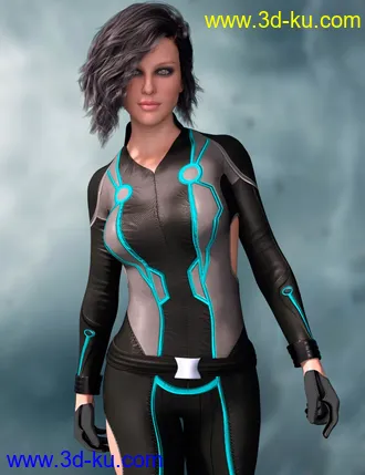 3D打印模型X-Fashion Shadows Outfit for Genesis 8 Female(s)的图片