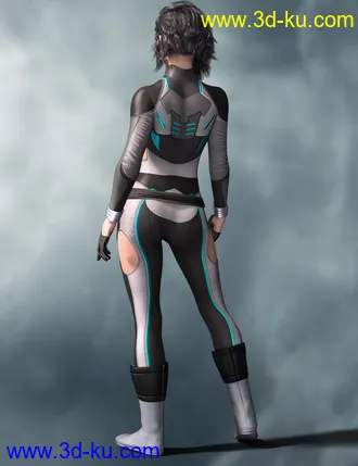 3D打印模型X-Fashion Shadows Outfit for Genesis 8 Female(s)的图片