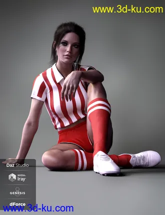 3D打印模型X-Fashion Uniform 03 for Genesis 8 Female(s)的图片