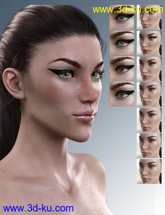 3D打印模型X-Leonore for Genesis 3 Female的图片