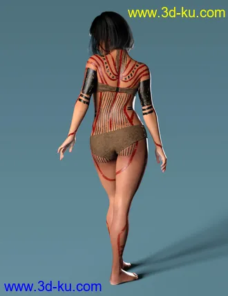 3D打印模型Xochil for Genesis 8 Female的图片