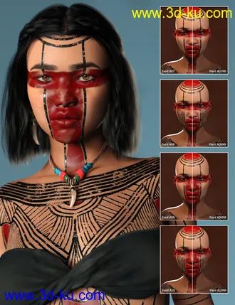 3D打印模型Xochil for Genesis 8 Female的图片