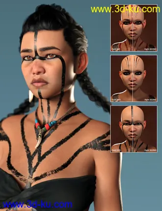 3D打印模型Xochil for Genesis 8 Female的图片
