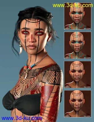 Xochil for Genesis 8 Female模型的图片12