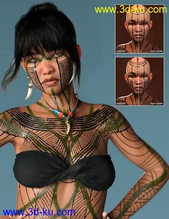 3D打印模型Xochil for Genesis 8 Female的图片