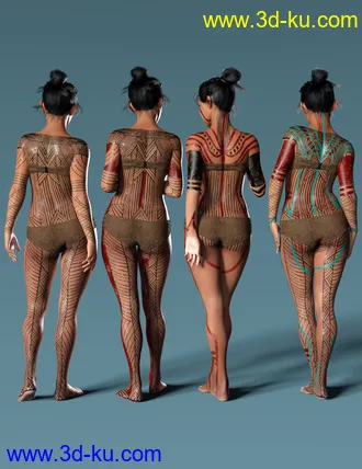 3D打印模型Xochil for Genesis 8 Female的图片