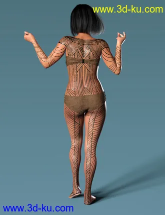 3D打印模型Xochil for Genesis 8 Female的图片