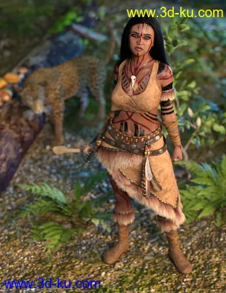 3D打印模型Xochil for Genesis 8 Female的图片