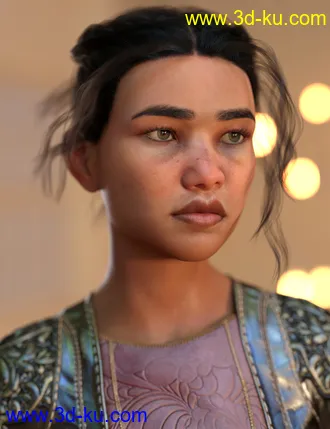 3D打印模型Xochil for Genesis 8 Female的图片