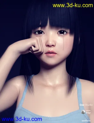 3D打印模型Yui Character and Hair for Genesis 8 Female的图片