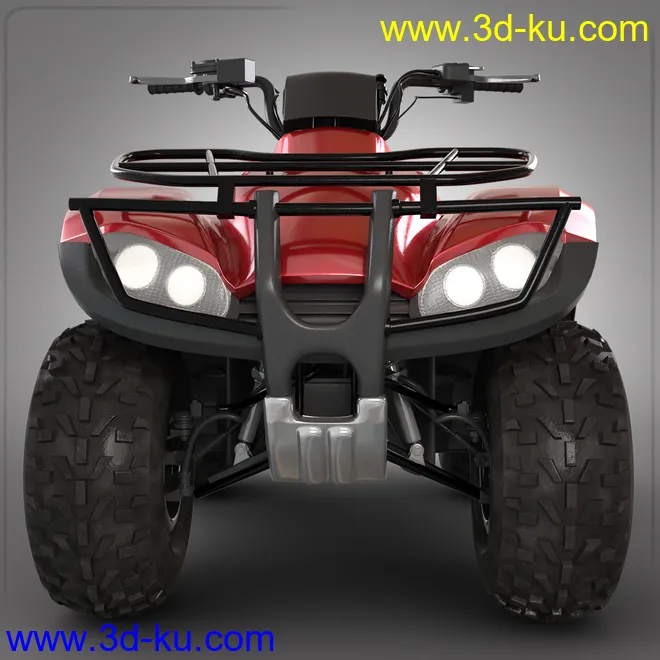 Z ATV Mania Vehicle and Poses for Genesis 3 and 8模型的图片3