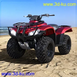3D打印模型Z ATV Mania Vehicle and Poses for Genesis 3 and 8的图片