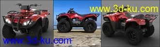 3D打印模型Z ATV Mania Vehicle and Poses for Genesis 3 and 8的图片