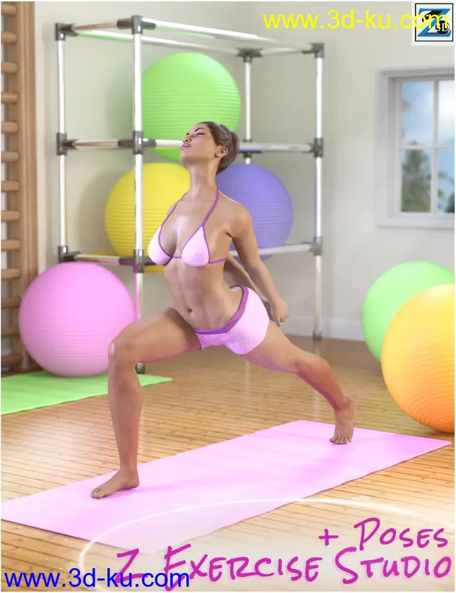 Z Exercise Studio and Poses模型的图片1