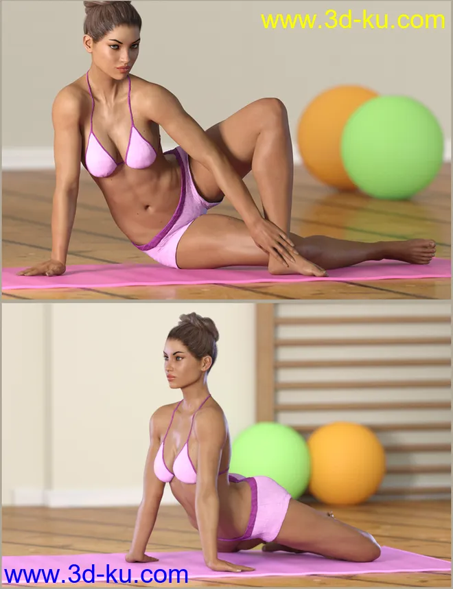 Z Exercise Studio and Poses模型的图片3