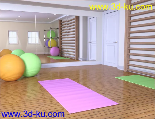 Z Exercise Studio and Poses模型的图片4