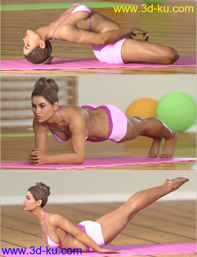 Z Exercise Studio and Poses模型的图片5