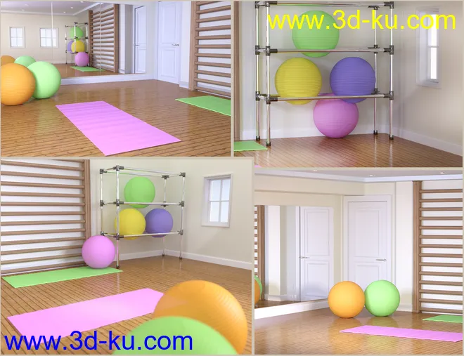 Z Exercise Studio and Poses模型的图片6