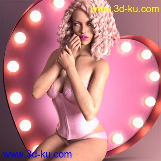 3D打印模型Z Feminine Traits - Coy Poses for Genesis 3 and 8 Female的图片
