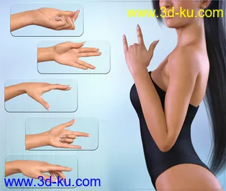 3D打印模型Z Hand In Need - Hand Poses for Genesis 3 Male and Female的图片