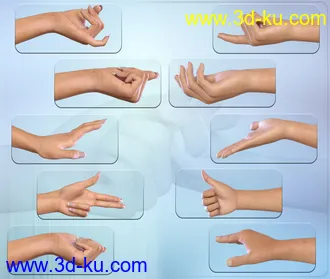 3D打印模型Z Hand In Need - Hand Poses for Genesis 3 Male and Female的图片