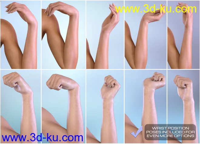 Z Hand In Need - Hand Poses for Genesis 3 Male and Female模型的图片8