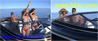 3D打印模型Z Luxury Boat and Poses for Genesis 3 and 8的图片