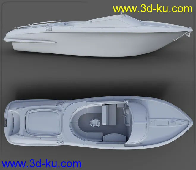 Z Luxury Boat and Poses for Genesis 3 and 8模型的图片12