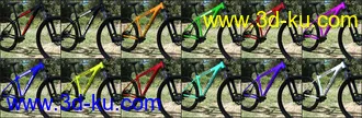 3D打印模型Z Mountain Bicycle and Poses for Genesis 3 and 8的图片