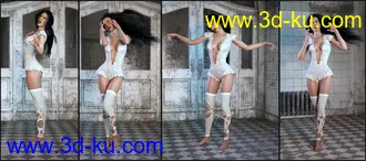 3D打印模型Z Nightmares - Poses for Genesis 3 and 8 Female的图片