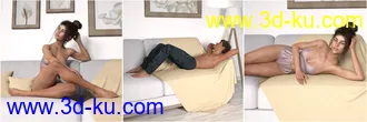 3D打印模型Z Relaxed at Home - Indoor Environment with Poses for Genesis 3 and 8的图片