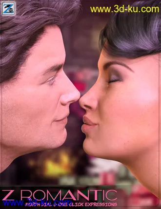 3D打印模型Z Romantic - Dialable & One-Click Expressions for Genesis 3 Male(s) & Female(s)的图片