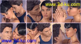 3D打印模型Z Romantic - Dialable & One-Click Expressions for Genesis 3 Male(s) & Female(s)的图片