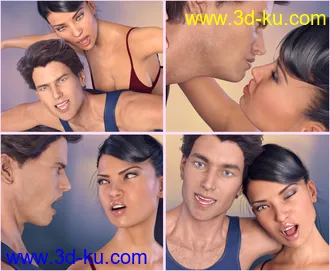 3D打印模型Z Romantic - Dialable & One-Click Expressions for Genesis 3 Male(s) & Female(s)的图片