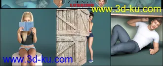 3D打印模型Z Utility Hiding and Lurking Poses and Partials for Genesis 3 and 8的图片