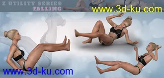 3D打印模型Z Utility Series - Jumping Running Falling - Poses and Partials for Genesis 3 and 8的图片