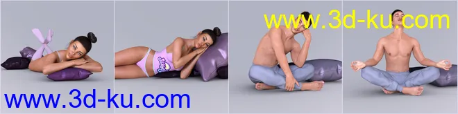 Z Variety Relaxing Collection for Genesis 3 and 8模型的图片3