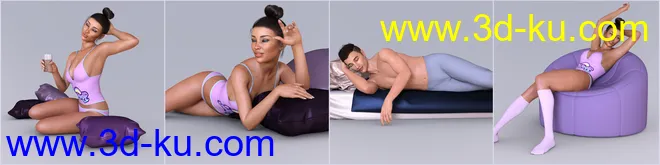 Z Variety Relaxing Collection for Genesis 3 and 8模型的图片4