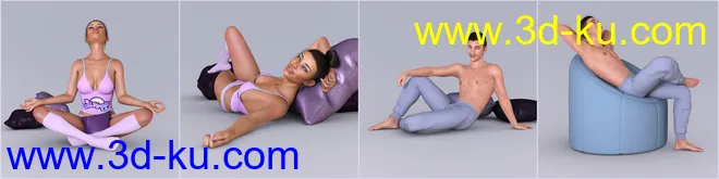 Z Variety Relaxing Collection for Genesis 3 and 8模型的图片6