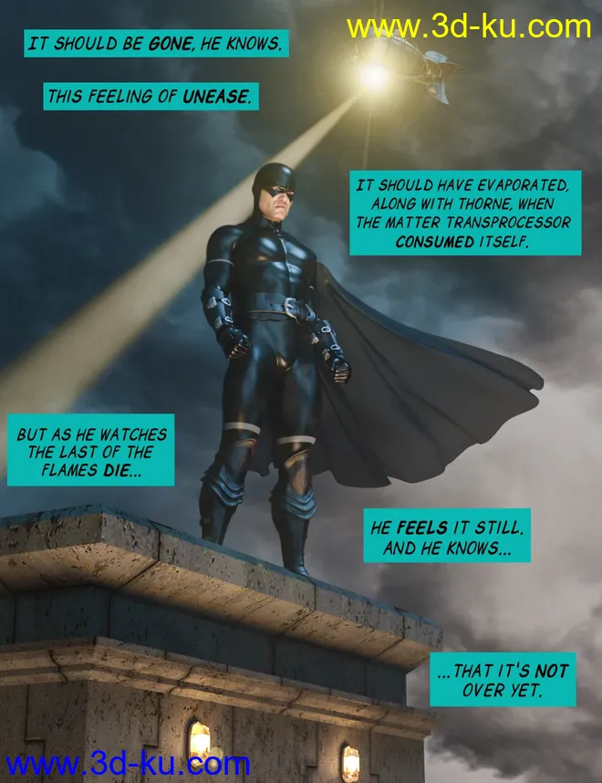 100 Ultimate Superhero Poses for Genesis 8模型的图片7