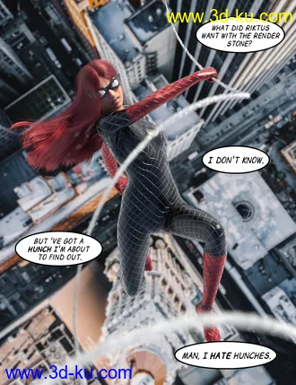 3D打印模型100 Ultimate Superhero Poses for Genesis 8的图片