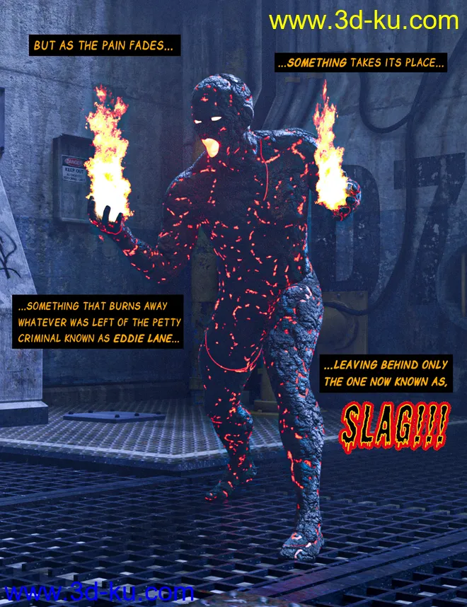 100 Ultimate Superhero Poses for Genesis 8模型的图片15