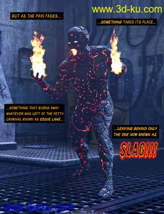 3D打印模型100 Ultimate Superhero Poses for Genesis 8的图片